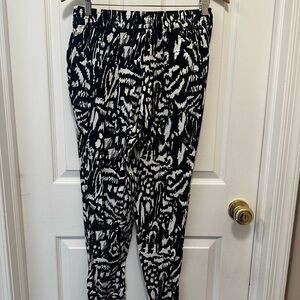 Eye Candy Black and White Patterned Pants
